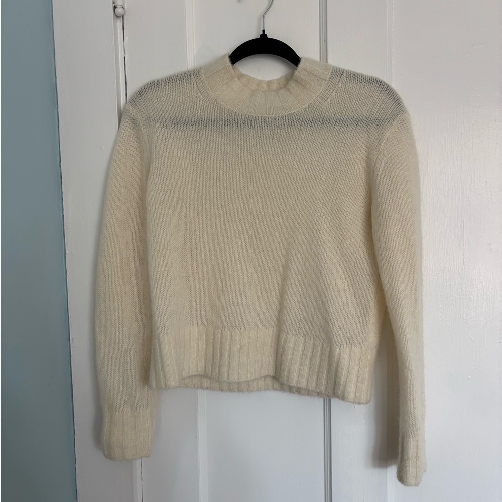 Everlane Cream Women's Crewneck Sweater